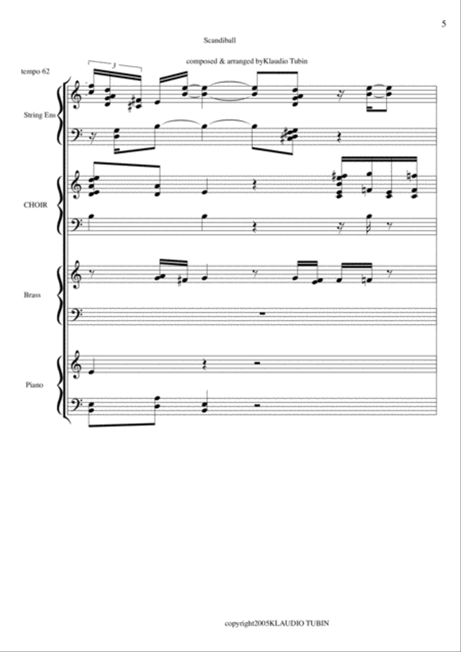 Scandiball Scandiball 4-Part scores gallery preview page 6