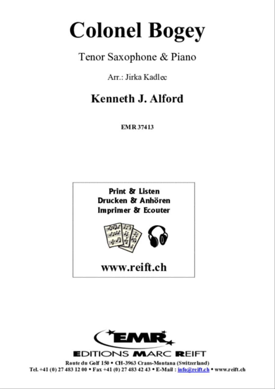 Colonel Bogey Tenor Saxophone scores gallery preview page 2