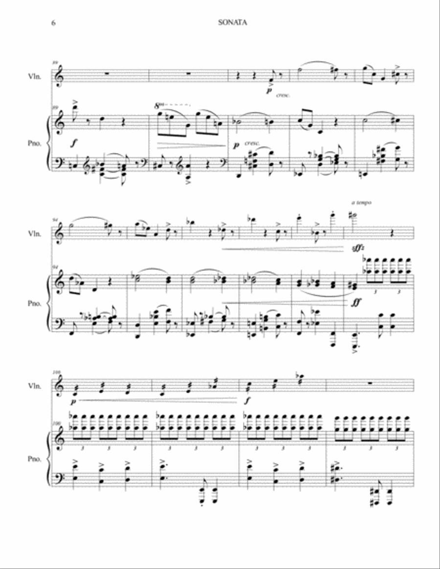 Sonata String Duet scores gallery preview page 6