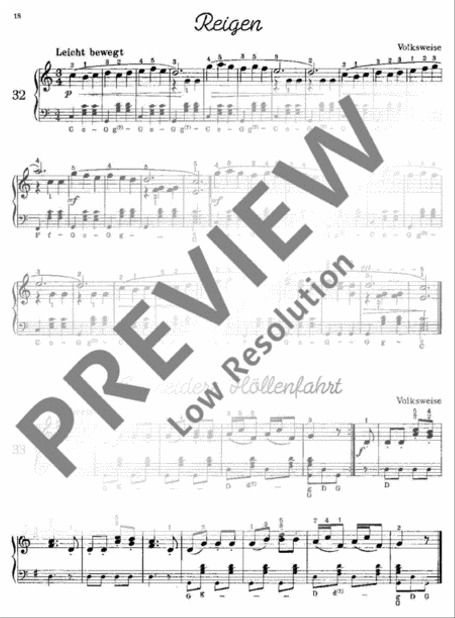 Für kleine Leute Accordion scores gallery preview page 19