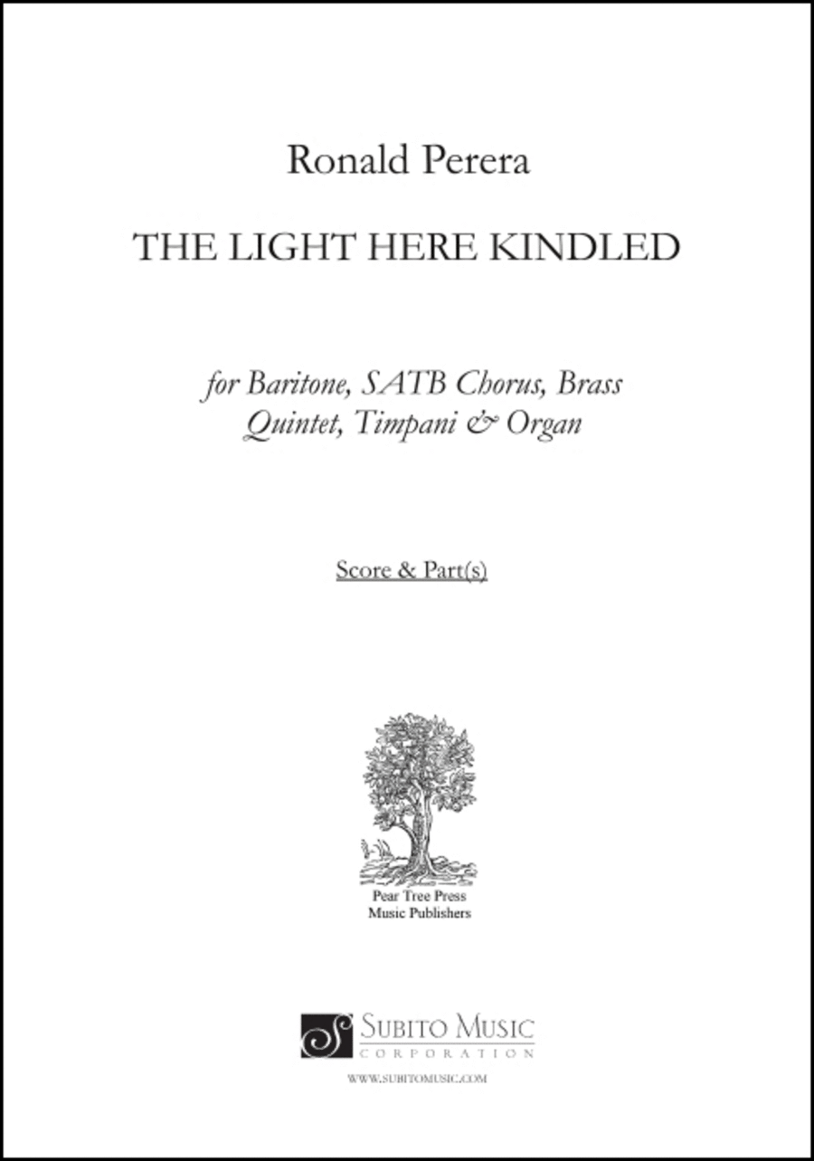 The Light Here Kindled 4-Part scores gallery preview page 1