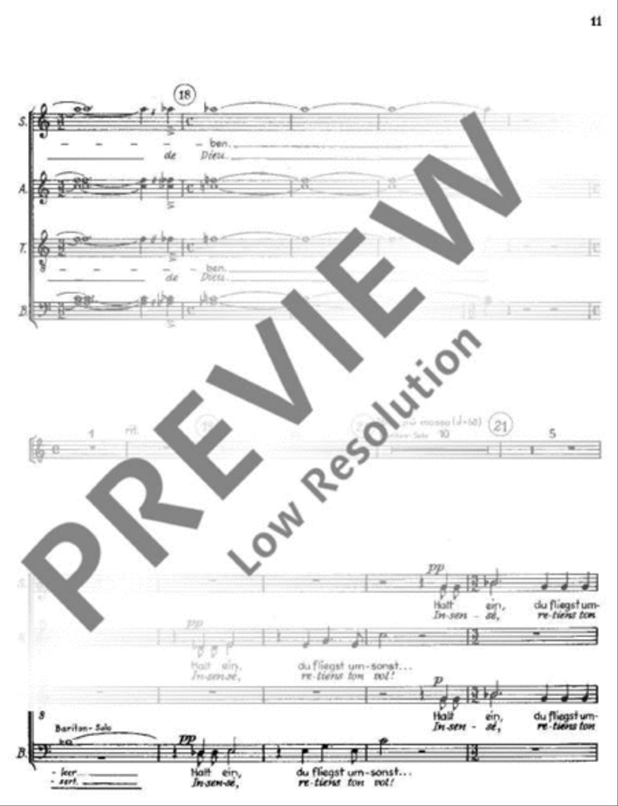 Kantate Nr. 6 4-Part scores gallery preview page 12