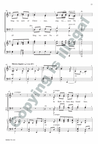 A Carol Suite (Choral Score) image number null