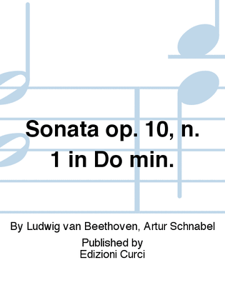 Sonata op. 10, n. 1 in Do min.
