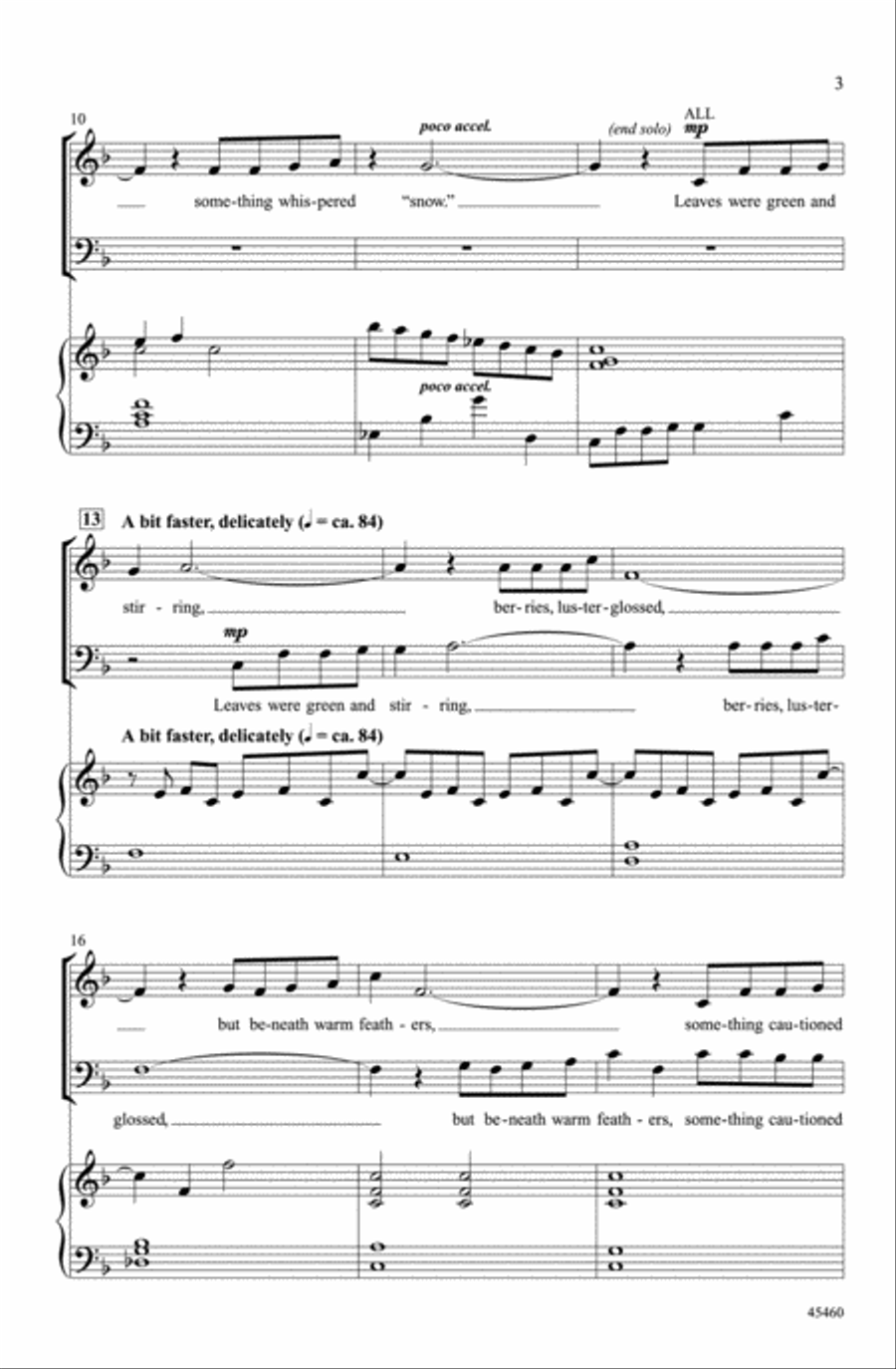 Something Told the Wild Geese Choir scores gallery preview page 2