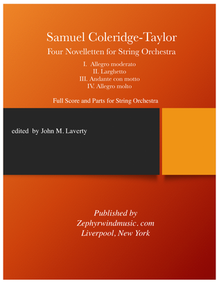 Book cover for Four Novelletten for String Orchestra