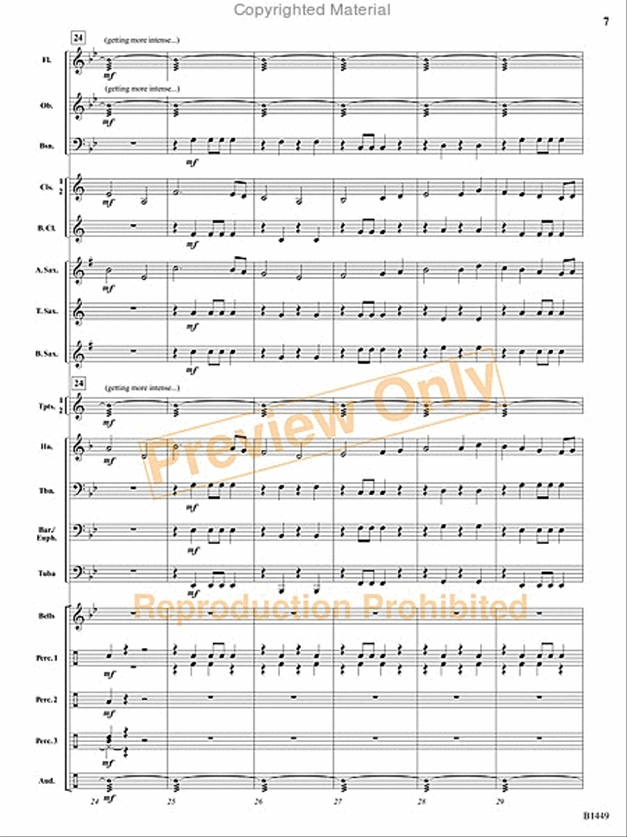 Stampede Concert Band scores gallery preview page 6