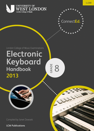 Book cover for LCM Electronic Keyboard Handbook 2013-2017 Grade 8