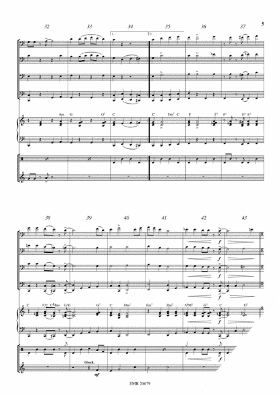 Oh Susanna Oh Susanna Euphonium Quartet scores gallery preview page 5