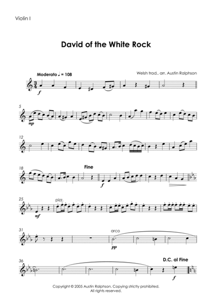 David of the White Rock - string quartet image number null