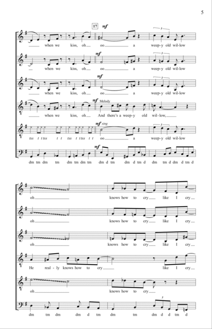 Lullaby Of Birdland 4-Part scores gallery preview page 3
