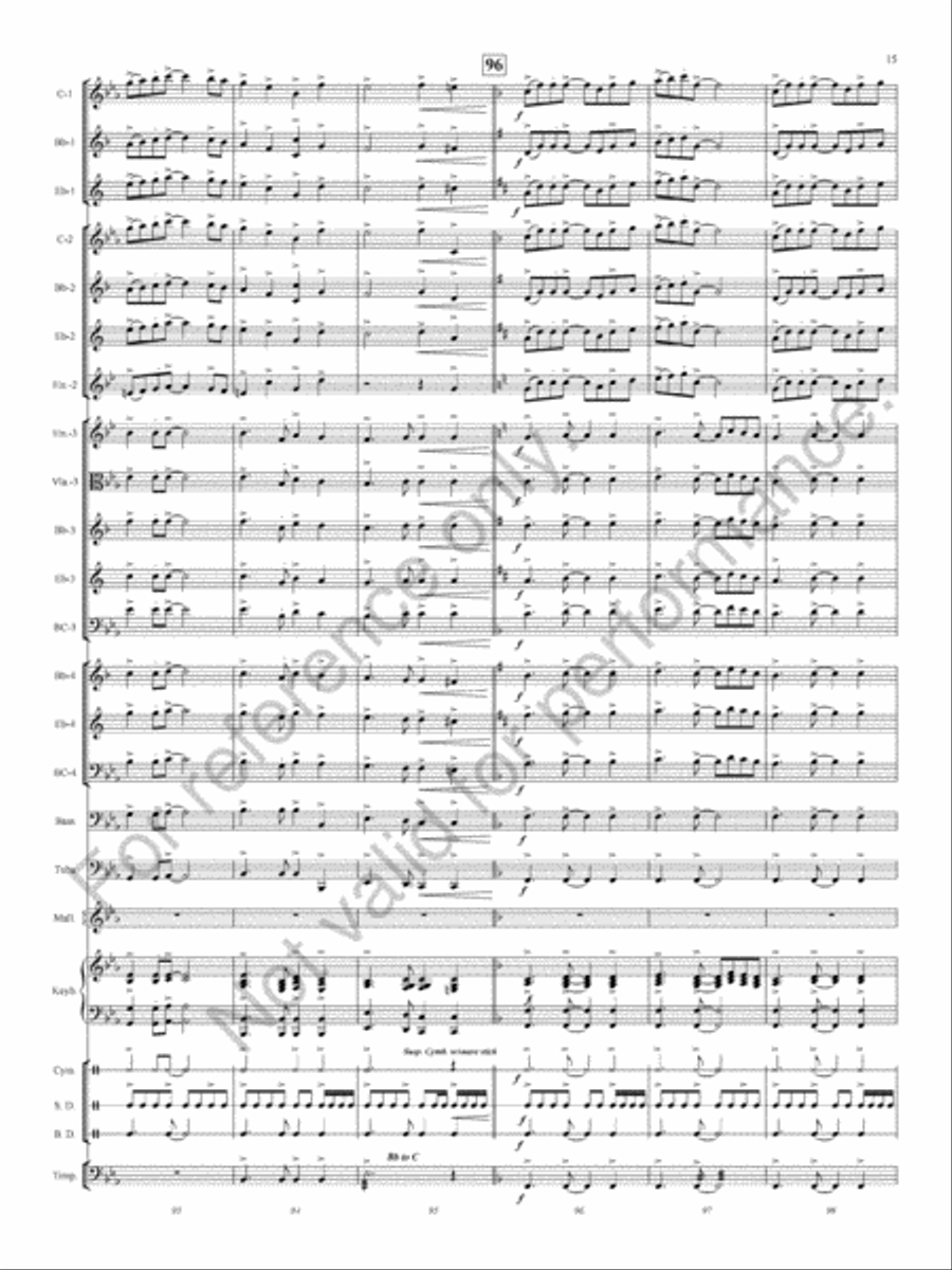 Ashland Park Concert Band scores gallery preview page 17