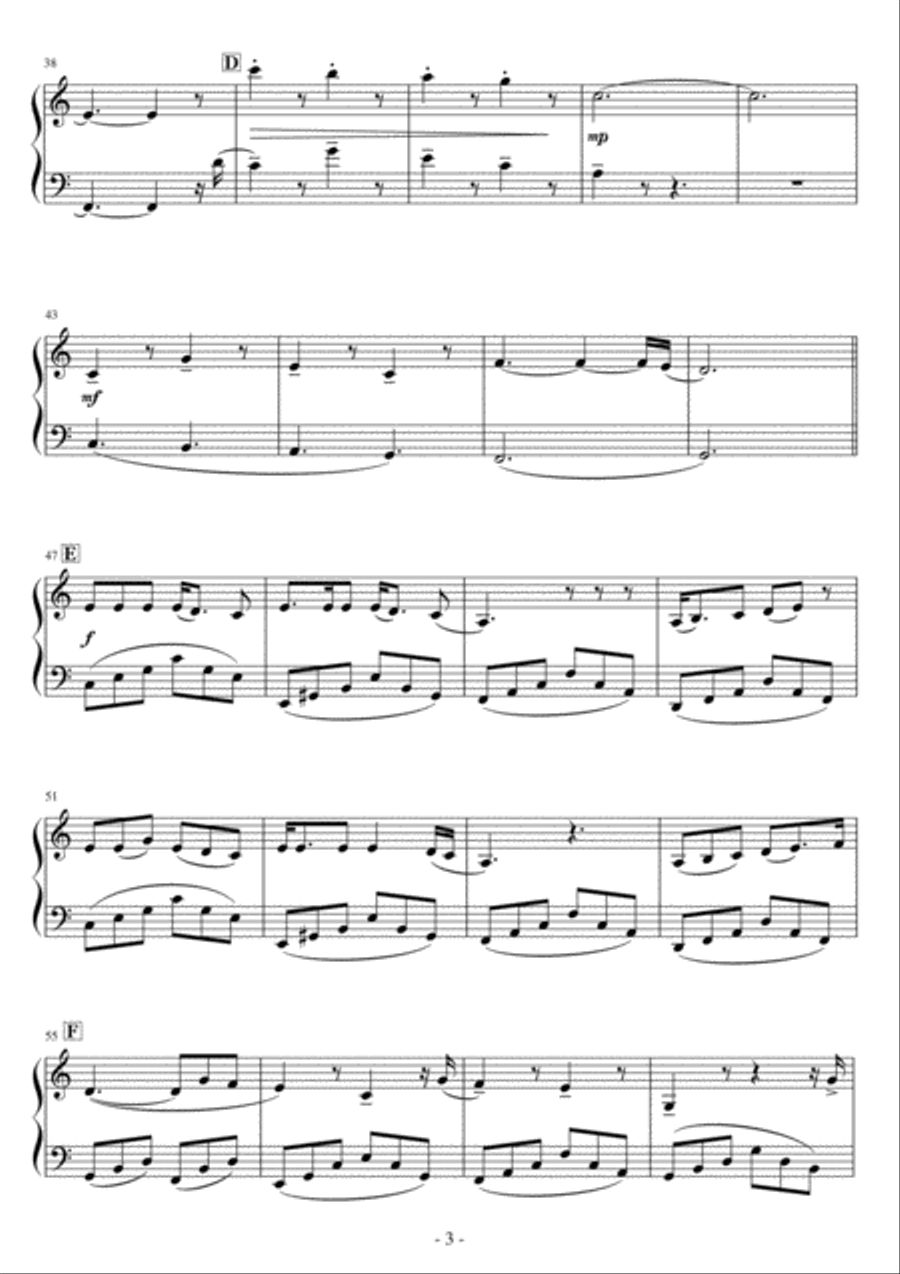 Tightrope Easy Piano scores gallery preview page 3