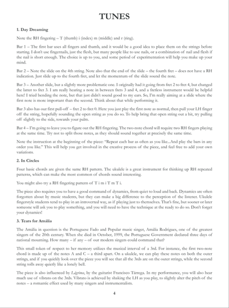 20 Easy Fingerstyle Studies For Ukulele Ukulele scores gallery preview page 5