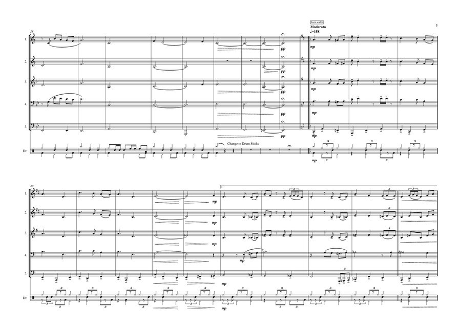 Moon River Brass Ensemble scores gallery preview page 3