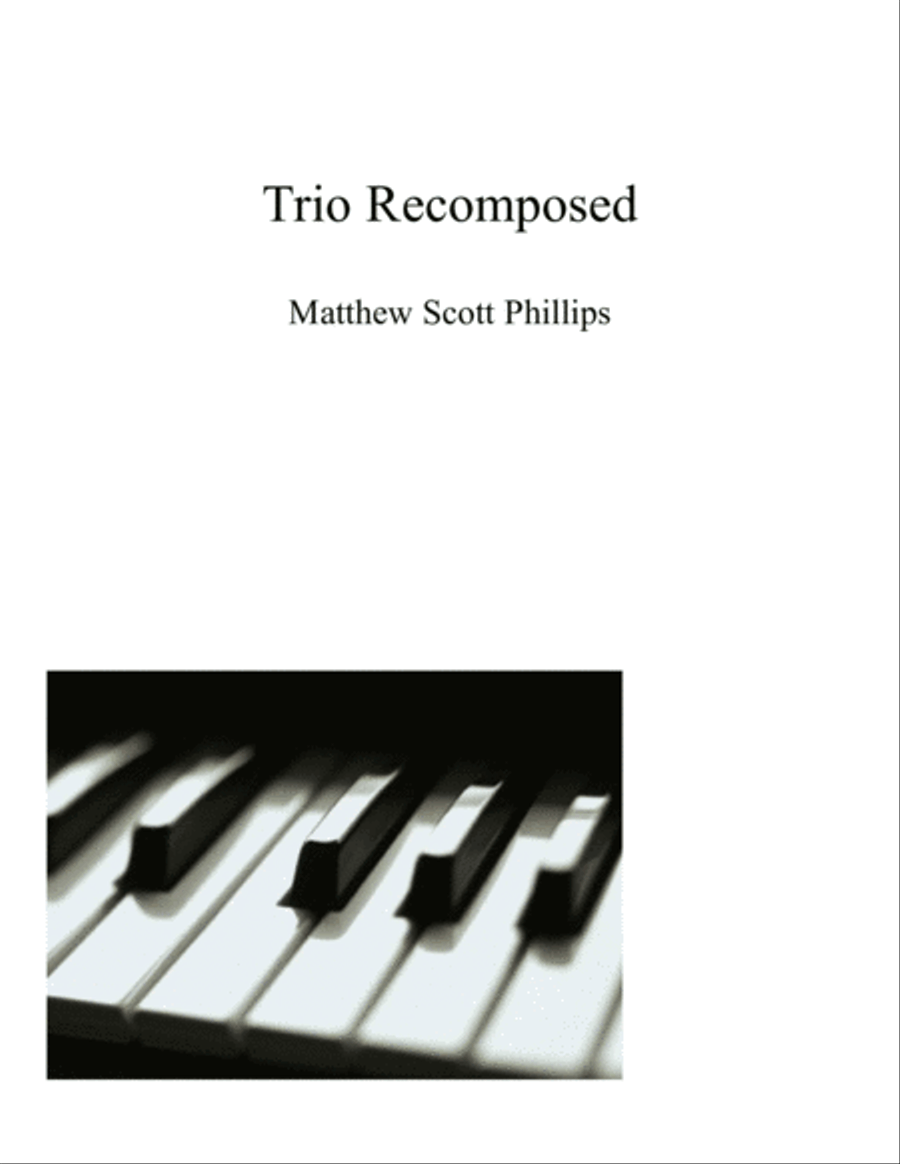 Trio Recomposed Piano Solo scores gallery preview page 1