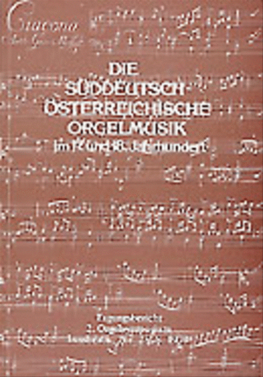 Die Süddeutsche-Osterreichische Orgelmusik Organ scores gallery preview page 1