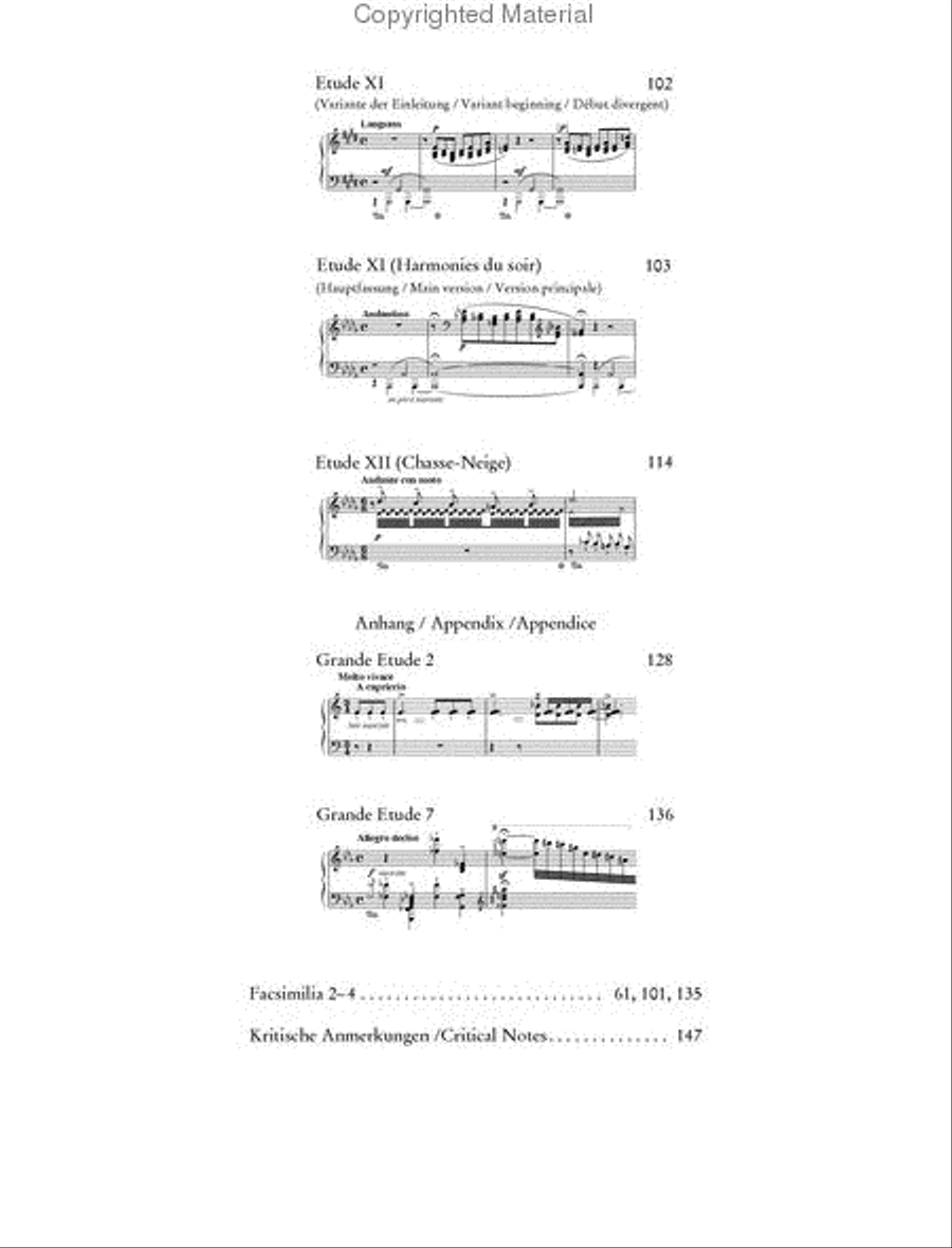 Etudes D'Exécution Transcendante Chamber Music scores gallery preview page 3