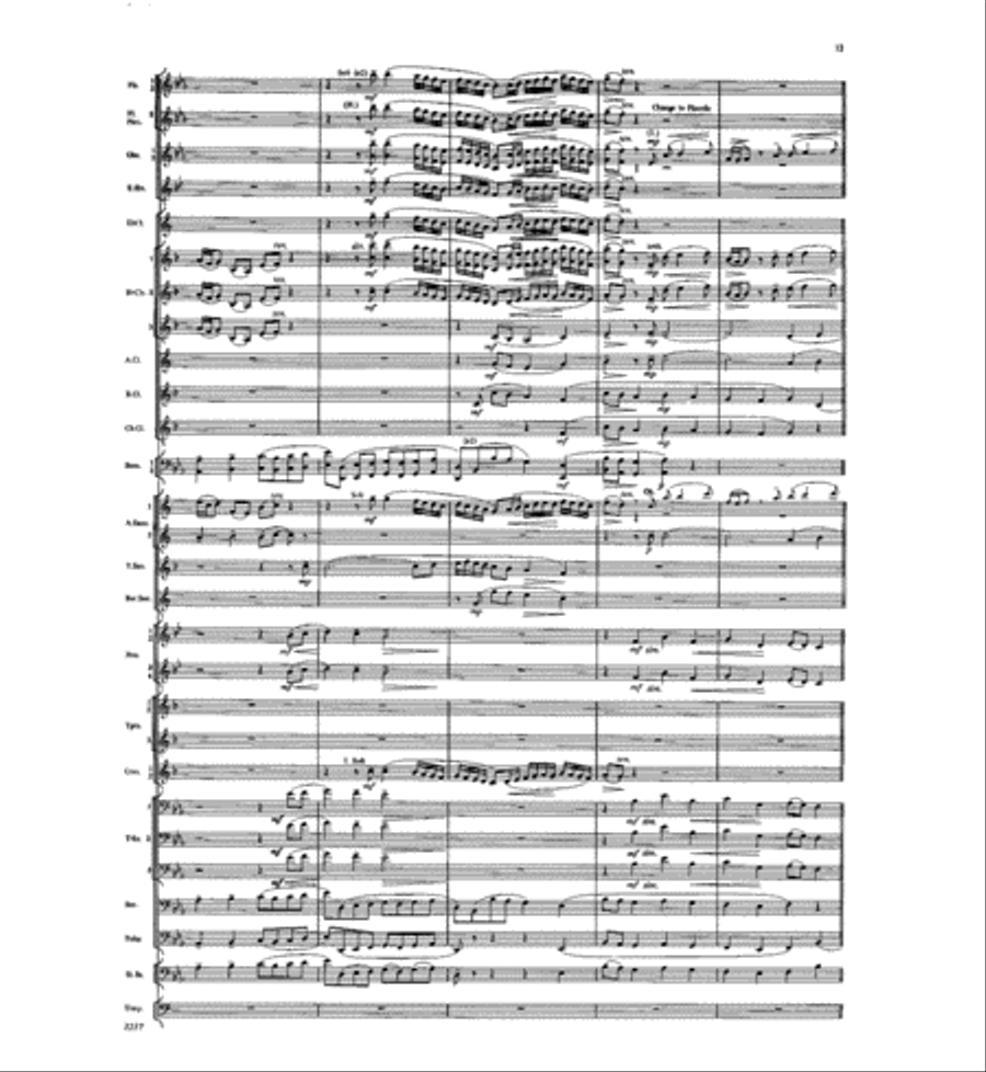 Sleepers, Awake! Concert Band scores gallery preview page 11