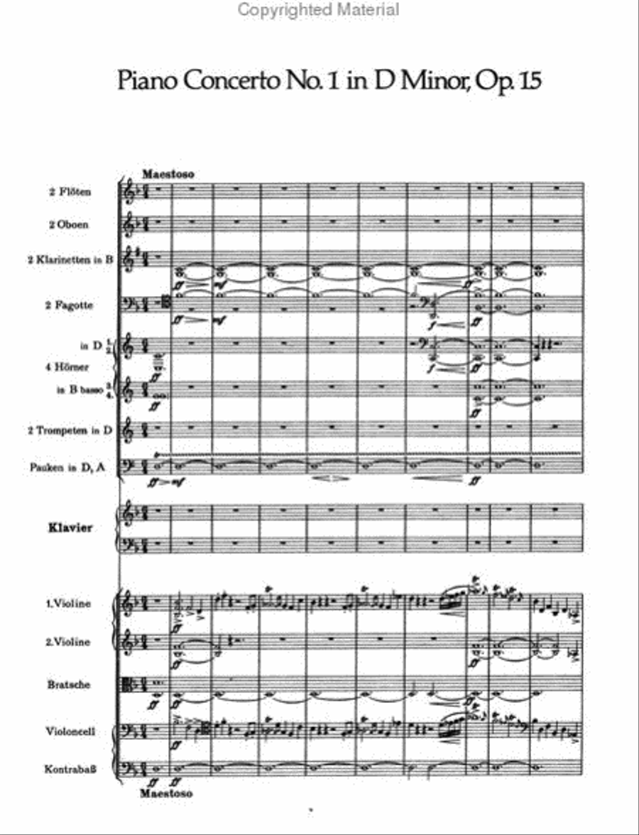 Piano Concertos Nos. 1 and 2 in Full Score