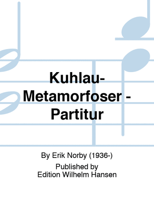 Kuhlau-Metamorfoser - Partitur