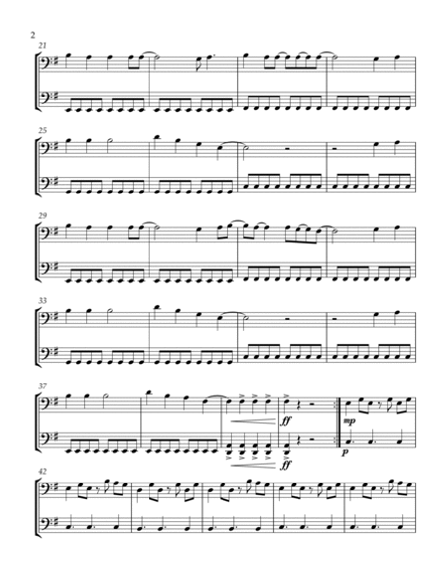 Sober Up String Duet scores gallery preview page 3