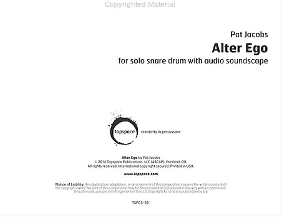 Alter Ego Alter Ego Percussion scores gallery preview page 2