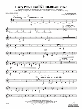 Harry Potter and the Half-Blood Prince, Suite from: B-flat Bass Clarinet