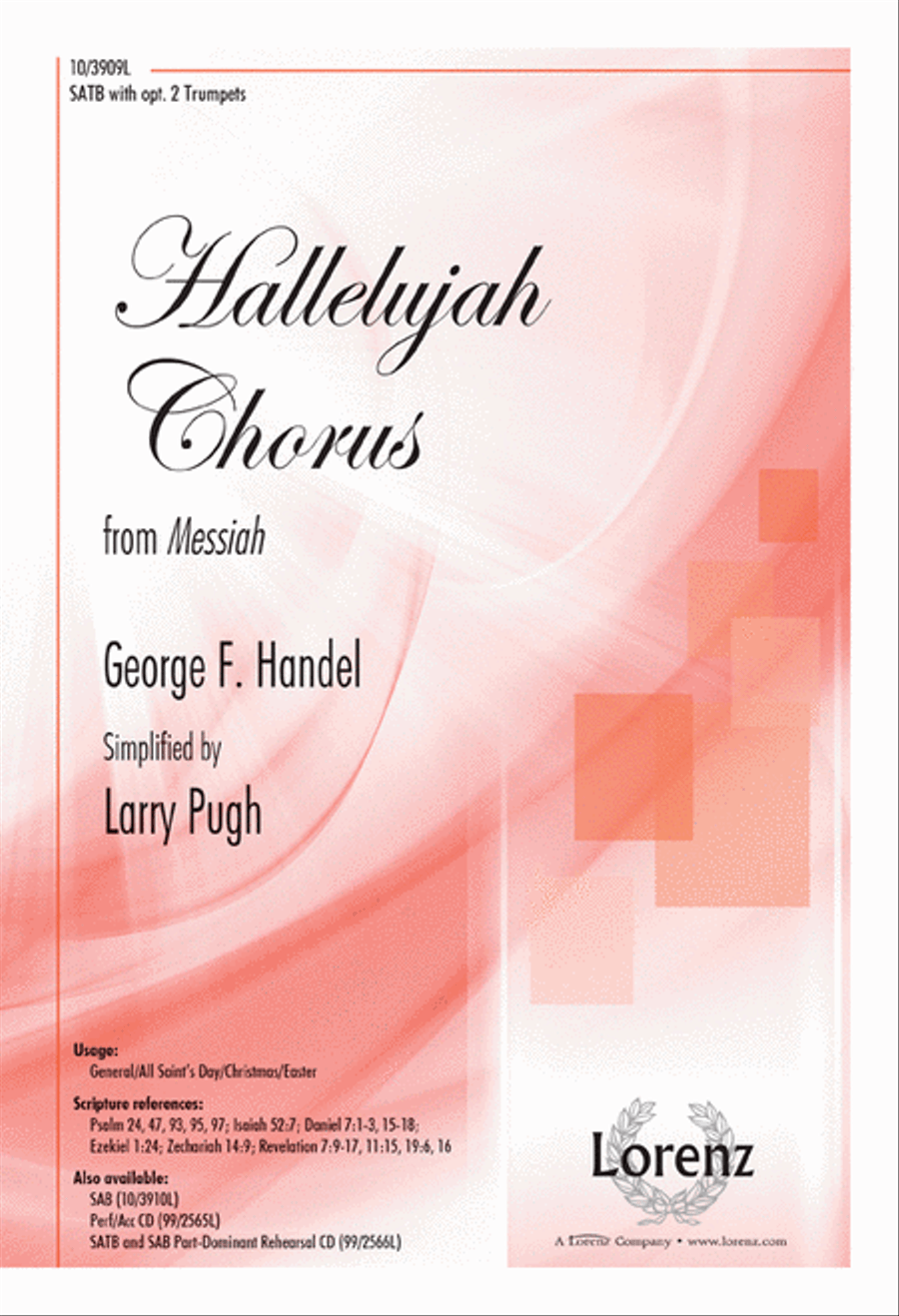 Hallelujah Chorus Hallelujah Chorus 4-Part scores gallery preview page 1