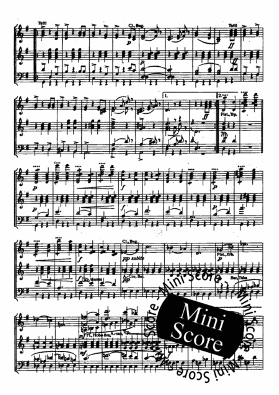 Bad'ner Mad'ln Concert Band scores gallery preview page 9