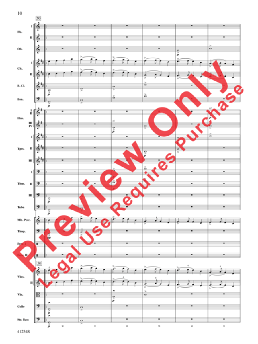 A Dance of Clowns Full Orchestra scores gallery preview page 11