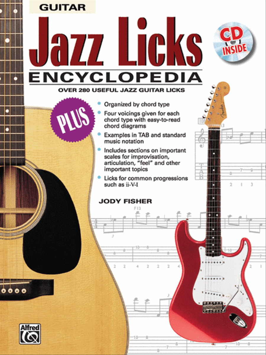 Jazz Licks Encyclopedia Electric Guitar scores gallery preview page 1
