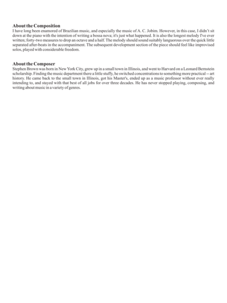 Bossa Interlude Bassoon scores gallery preview page 2