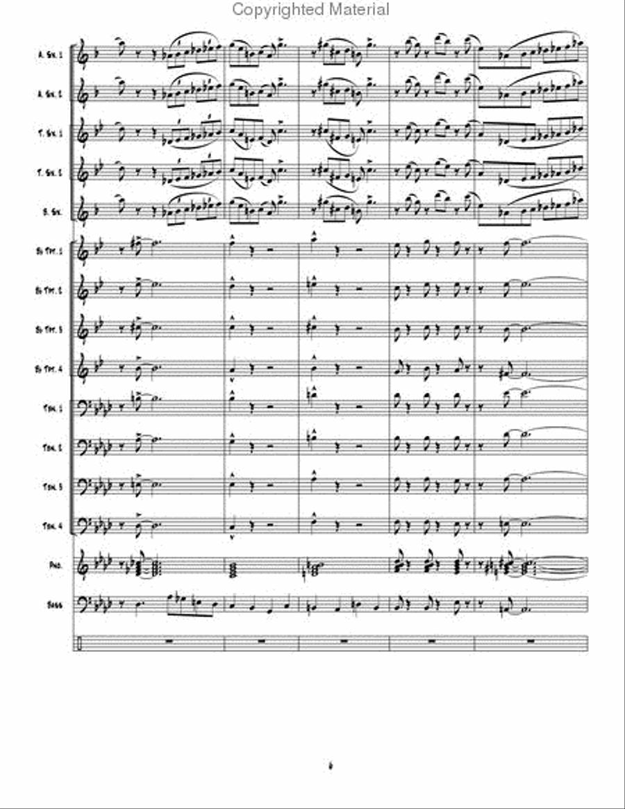 All Things Frank Jazz Ensemble scores gallery preview page 7