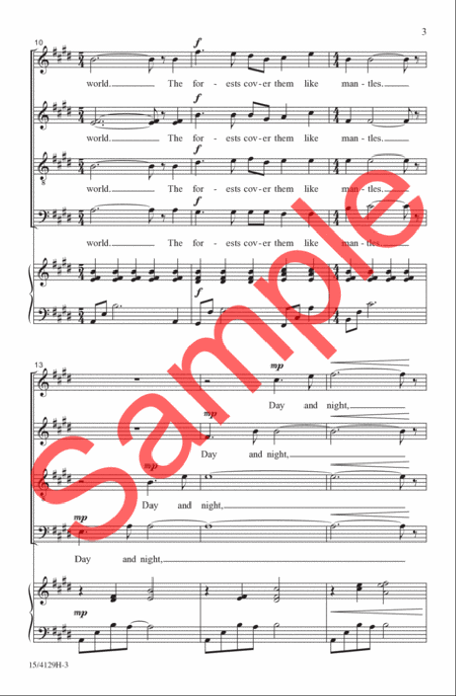 The Blue Ridge Choir - Sheet Music page 4