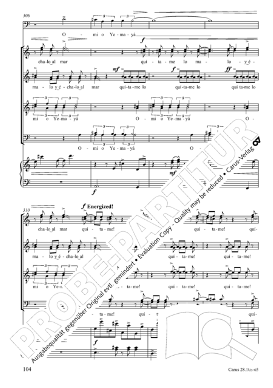 Water Water 4-Part scores gallery preview page 119