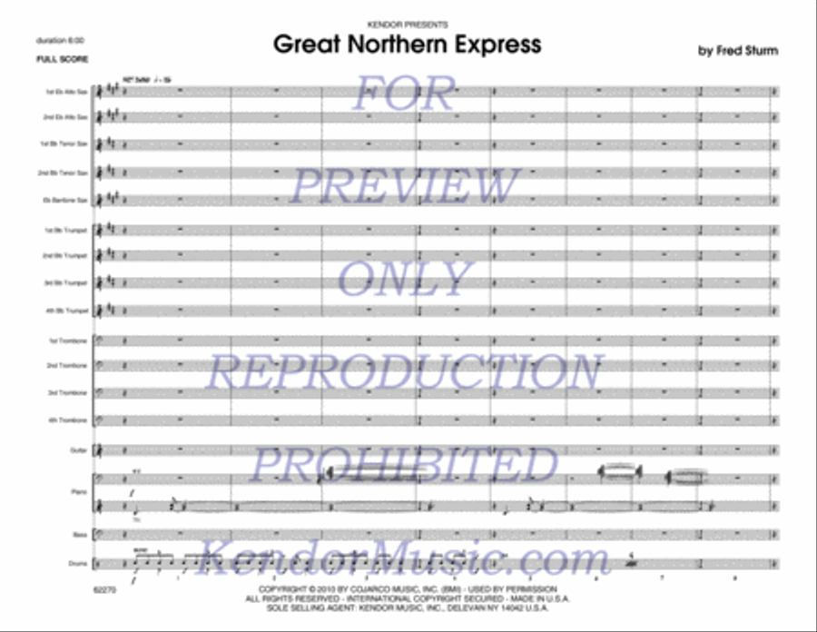 Great Northern Express Jazz Ensemble scores gallery preview page 2