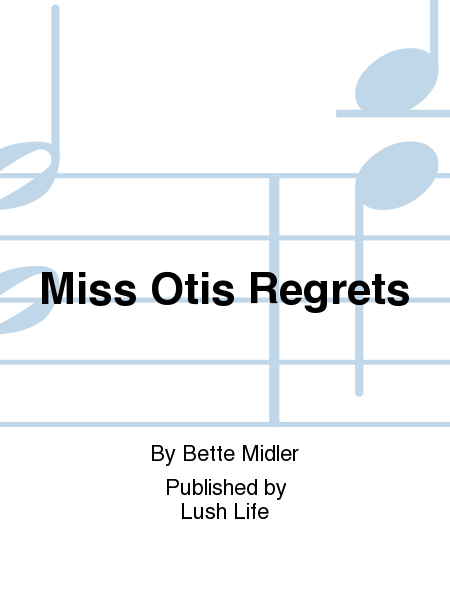 Miss Otis Regrets image number null