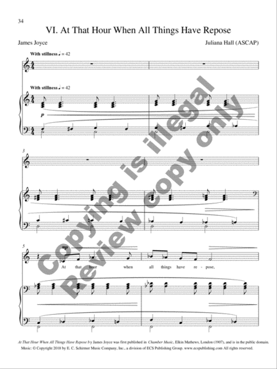 Of That So Sweet Imprisonment Voice Solo scores gallery preview page 15