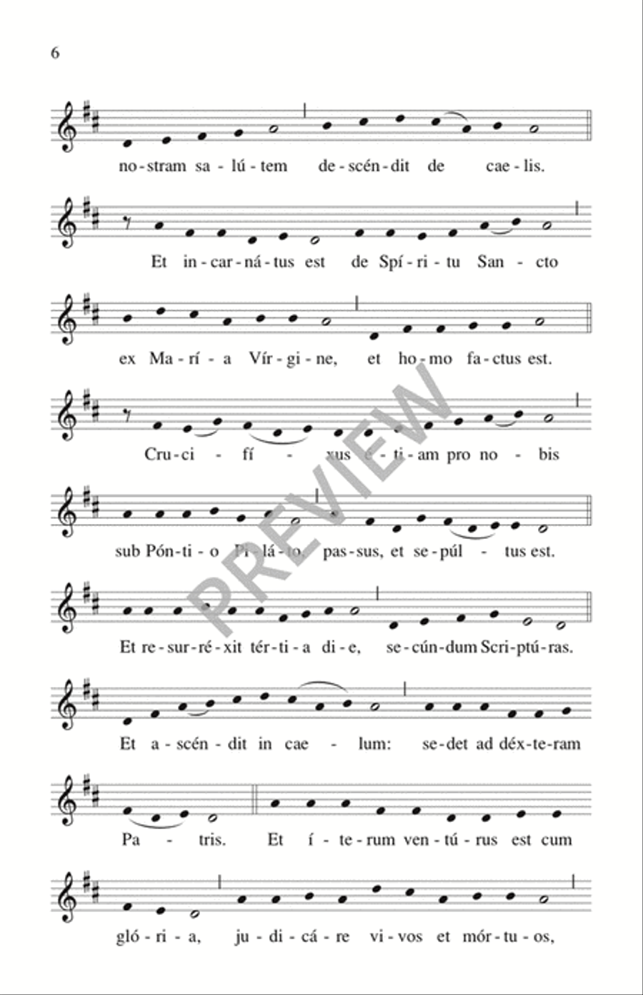 Missa de Angelis / Mass of the Angels - Assembly edition Unison Choir scores gallery preview page 7