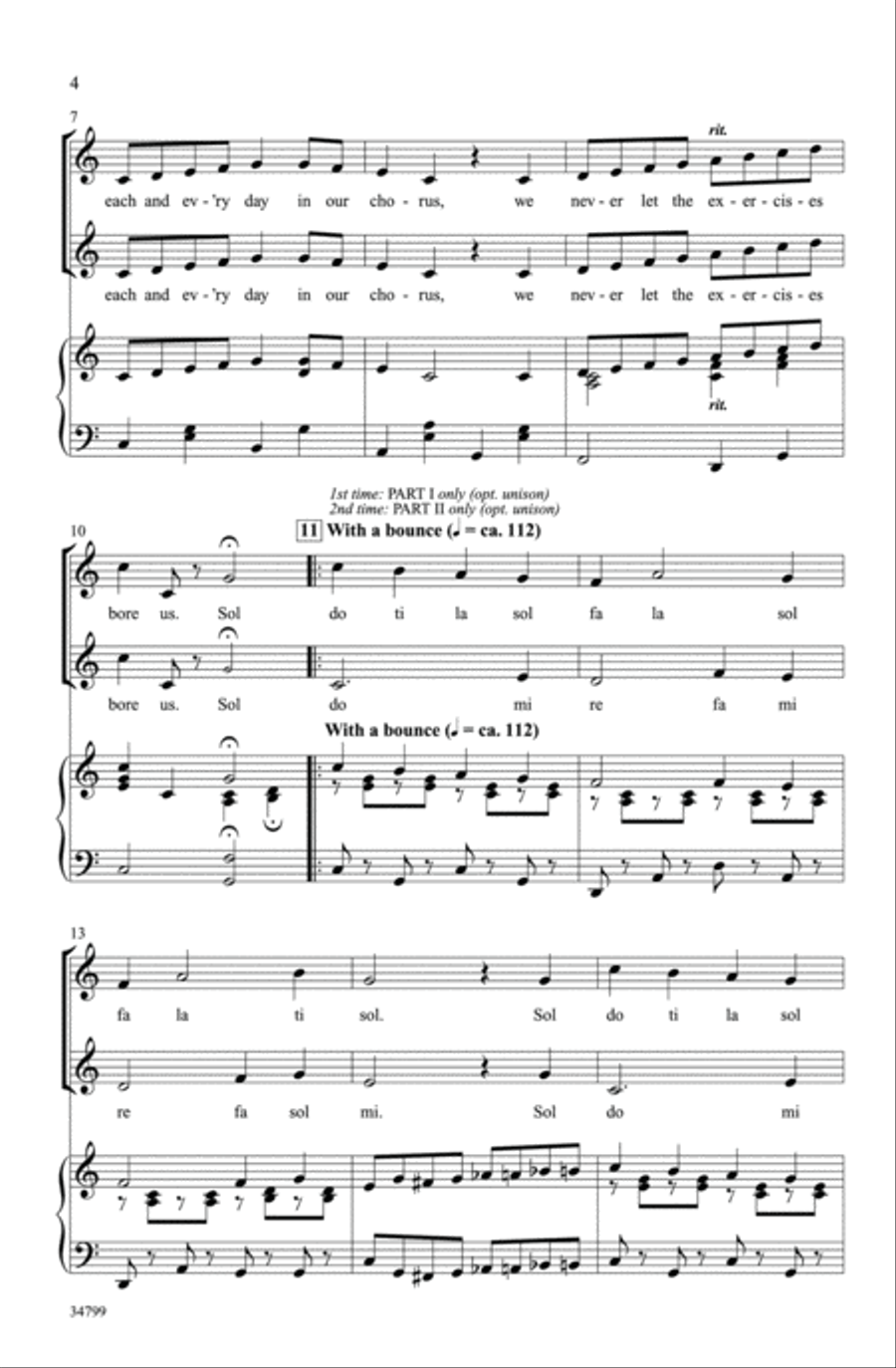 SolfÃƒÂ¨ge Song - SoundTrax CD (CD only) Choir scores gallery preview page 3