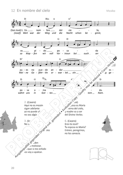 Christmas Carols of the World. Songbook