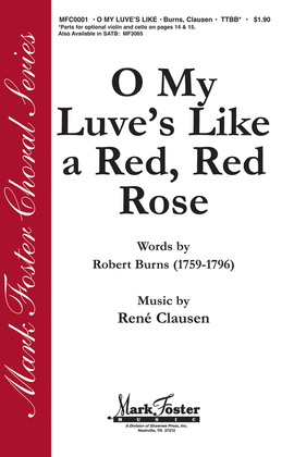 Book cover for O My Luve's Like a Red, Red Rose