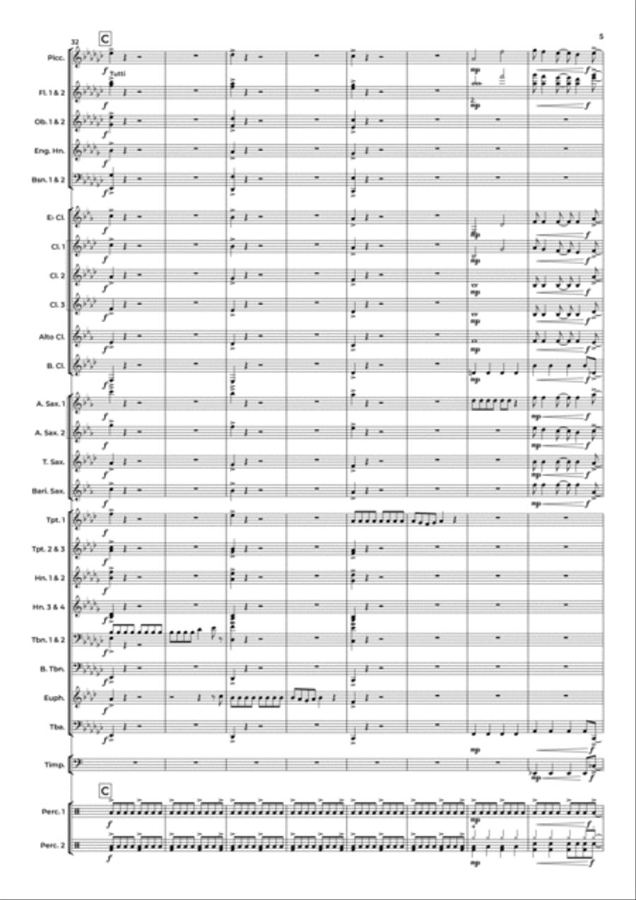 Welcome To The Rock Concert Band scores gallery preview page 5