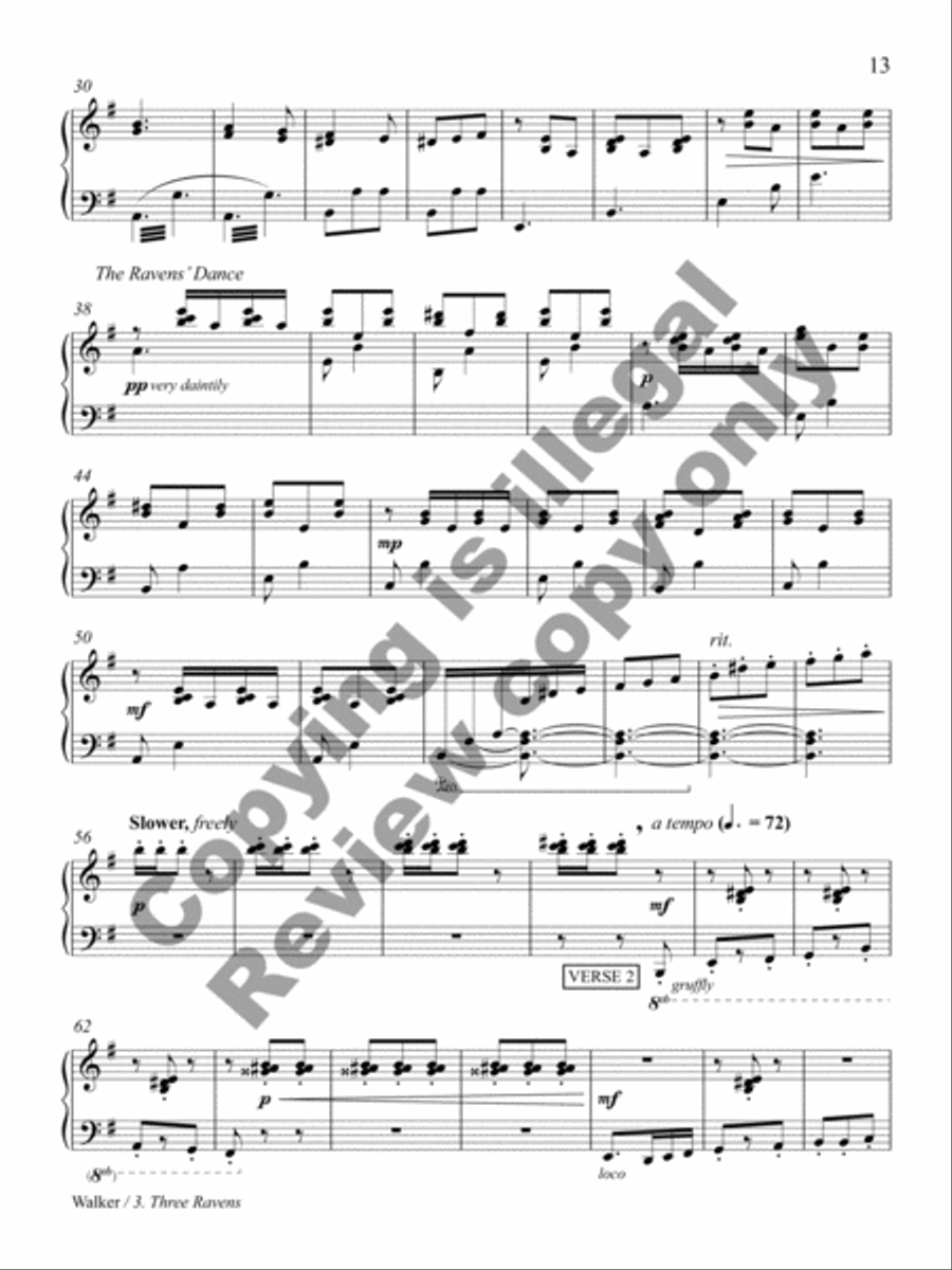 Shady Grove: and Other Songs from the Appalachian Mountains Piano Solo scores gallery preview page 19
