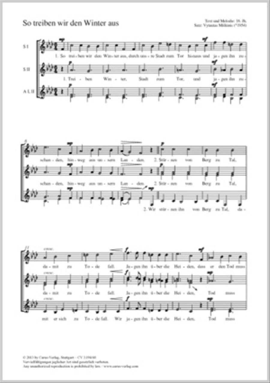 So treiben wir den Winter aus SSAA scores gallery preview page 1