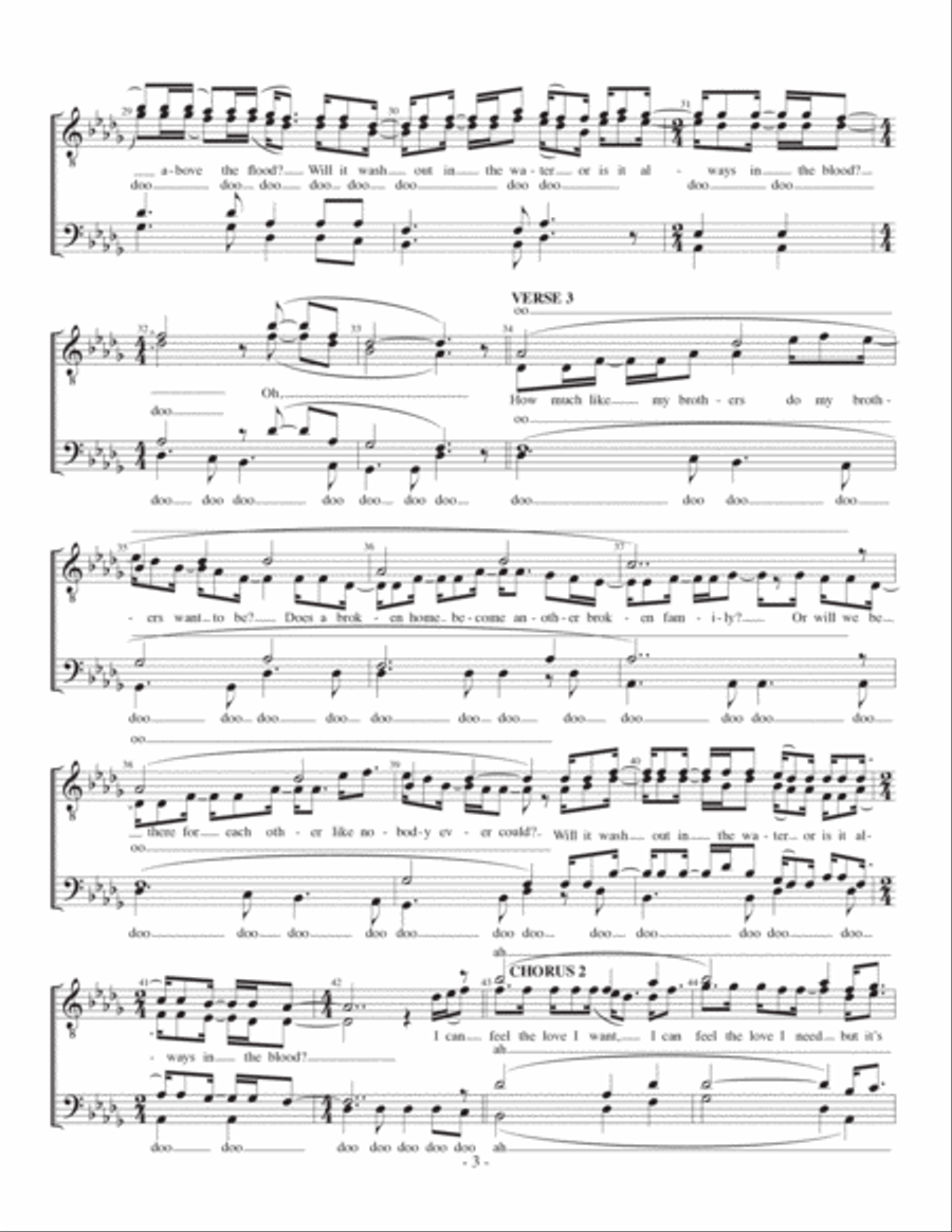 In The Blood A Cappella scores gallery preview page 3
