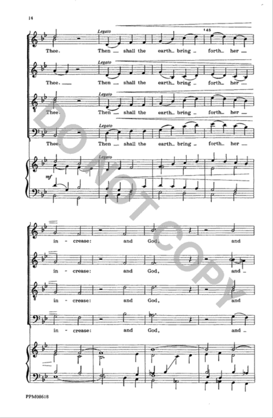 Thou O God Art Praised in Sion Divisi scores gallery preview page 15