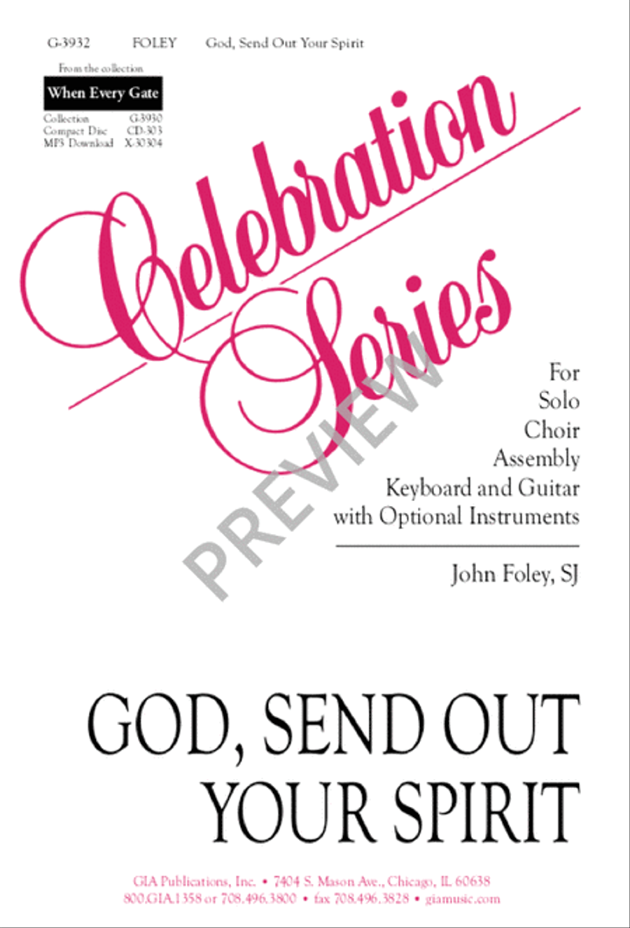 God, Send Out Your Spirit 4-Part scores gallery preview page 2
