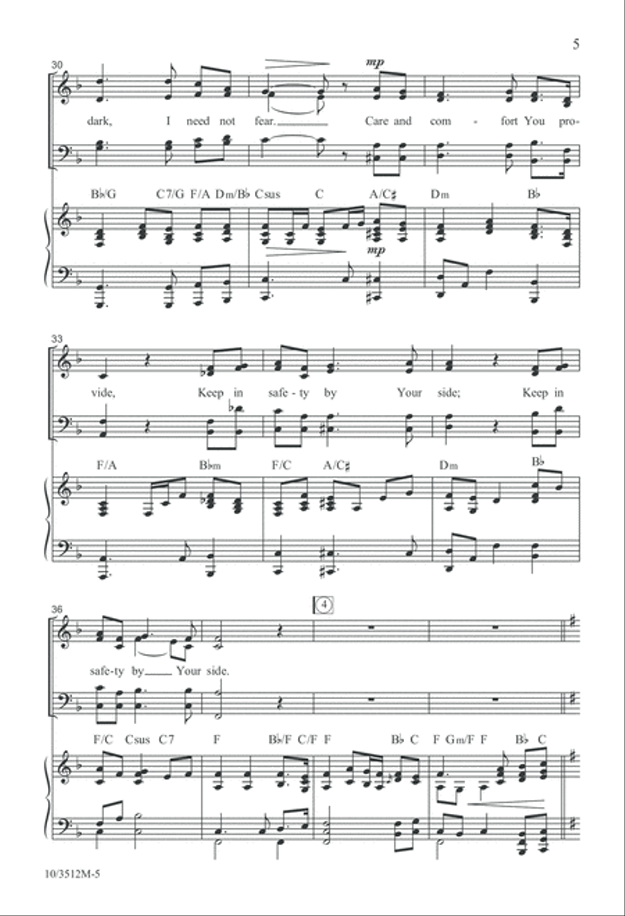 Shepherd Psalm 4-Part scores gallery preview page 6